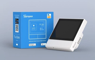 Sonoff Nástěnný vypínač Smart Scene WiFi NSPanel (bílý)