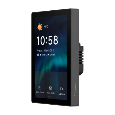Sonoff NSPanel Pro 120 Smart Control Panel Matter WiFi/Bluetooth/ZigBee (černý)