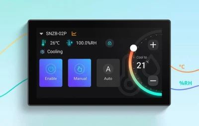 Sonoff NSPanel Pro 120 Smart Control Panel Matter WiFi/Bluetooth/ZigBee (černý)