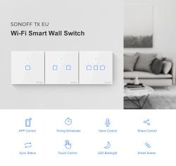 Sonoff Smart Switch WiFi T0 EU TX (2-kanálový)