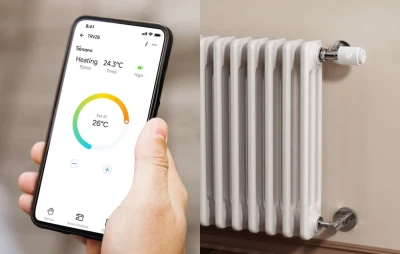 Sonoff TRVZB bílá ZigBee termostatická hlavice, balení po 2 kusech