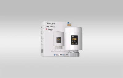 Sonoff TRV Gen2 bílá chytrá termostatická hlavice Zigbee