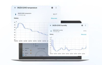 Sonoff ZigBee LCD senzor teploty a vlhkosti SNZB-02WD