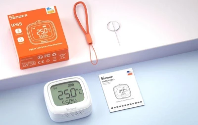 Sonoff ZigBee LCD senzor teploty a vlhkosti SNZB-02WD