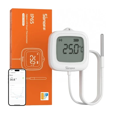 Sonoff ZigBee LCD teplotní senzor SNZB-02LD (se sondou)