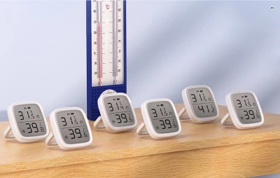 Sonoff SNZB-02D bílý ZigBee snímač teploty a vlhkosti, sada 4 ks