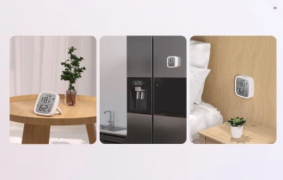 Sonoff SNZB-02D bílý ZigBee snímač teploty a vlhkosti, sada 4 ks