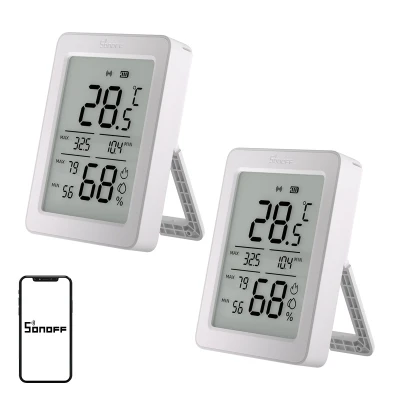 Sonoff AirGuard TH SNZB-02DR2 bílý ZigBee snímač teploty a vlhkosti, balení 2 ks