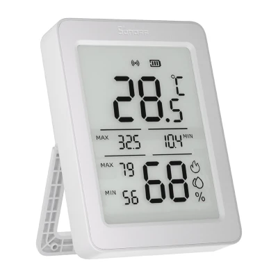 Sonoff AirGuard TH SNZB-02DR2 bílý ZigBee snímač teploty a vlhkosti, balení 2 ks