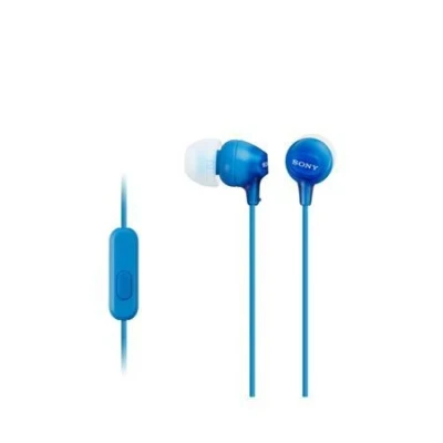Sony MDR-EX15AP - Sluchátka do uší s mikrofonem - Blue