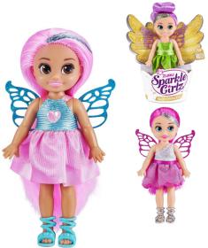 Sparkle Girlz Fairy Princess panenka s křídly víla malá v kornoutu 3 druhy Sparkle Girlz Fairy Princess panenka s křídly víla malá v kornoutu 3 druhy