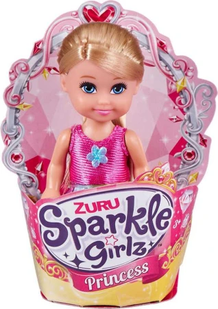 Sparkle Girlz panenka princezna malá 12cm v kornoutu 4 druhy