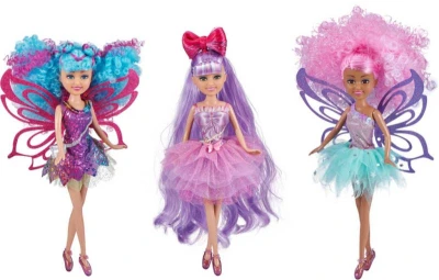 Sparkle Girlz panenka s kouzelnými vlasy 5 překvapení set s fashion doplňky 3 druhy