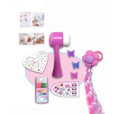 Sparkle Kosmetická sada dětské vlasové studio křídy na vlasy s doplňky