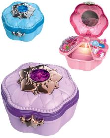 Šperkovnice dětská set s kadeřnickými doplňky na baterie Světlo Zvuk 3 barvy Šperkovnice dětská set s kadeřnickými doplňky na baterie Světlo Zvuk 3 barvy