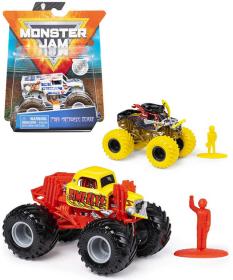 Spin Master Auto terénní Monster Jam 1:64 off-road velká kola set s jezdcem kov Spin Master Auto terénní Monster Jam 1:64 off-road velká kola set s jezdcem kov