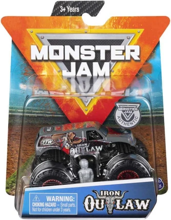 Spin Master Auto terénní Monster Jam 1:64 off-road velká kola set s jezdcem kov