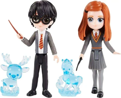 Spin Master Harry Potter mini figurka přátelé set 2ks Harry a Ginny s patrony