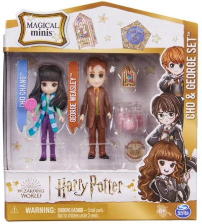 Spin Master Harry Potter mini figurka set 2ks George + Cho s doplňky