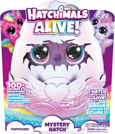 Spin Master Hatchimals jednorožec líhnoucí se interaktivní na baterie Světlo Zvuk
