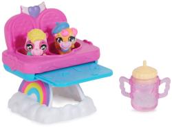 Spin Master Hatchimals set 2 zvířátka s jídelní židličkou a doplňky ve vajíčku