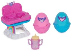 Spin Master Hatchimals set 2 zvířátka s jídelní židličkou a doplňky ve vajíčku