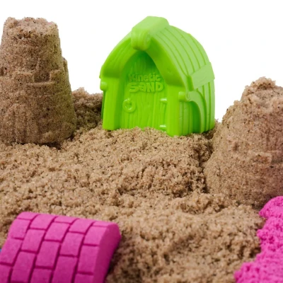 Spin Master Kinetic sand písčitá pláž kreativní set tekutý písek s nástroji