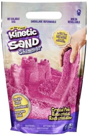 Spin Master Kinetic Sand růžový třpytivý 900g tekutý písek Spin Master Kinetic Sand růžový třpytivý 900g tekutý písek