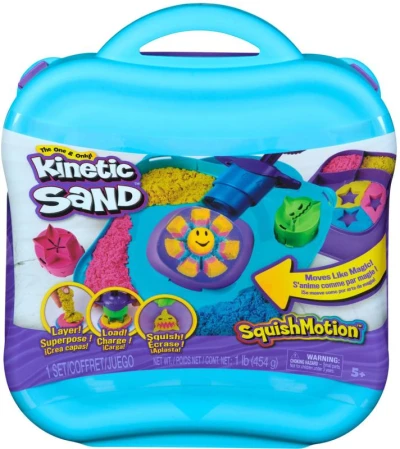 Spin Master Kinetic Sand SquishMotion set kinetický písek s nástroji Spin Master Kinetic Sand SquishMotion set kinetický písek s nástroji