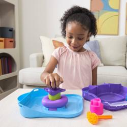 Spin Master Kinetic Sand SquishMotion set kinetický písek s nástroji