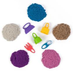 Spin Master Kinetic Sand Variety Case kinetický písek s nástroji v kufříku