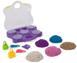 Spin Master Kinetic Sand Variety Case kinetický písek s nástroji v kufříku