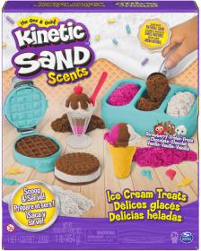 Spin Master Kinetic Sand výroba zmrzlin kreativní set magický písek s nástroji
