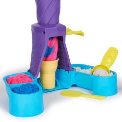 Spin Master Kinetic Sand zmrzlinárna kreativní set tekutý písek s nástroji