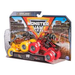 Spin Master MONSTER JAM - sběratelský kovový model auta Monster Truck, set 2 modelů, assort, 1:64