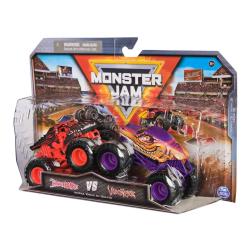 Spin Master MONSTER JAM - sběratelský kovový model auta Monster Truck, set 2 modelů, assort, 1:64
