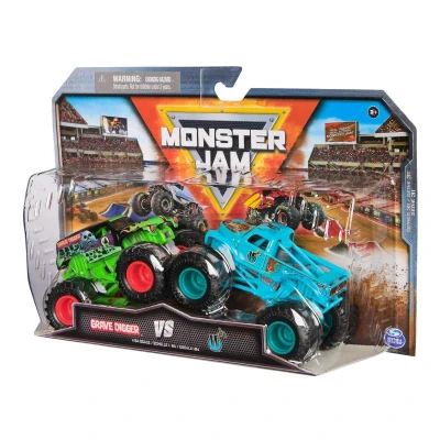 Spin Master Monster Jam auto kovové Monster Truck set 2ks různé druhy