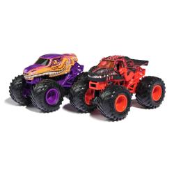 Spin Master MONSTER JAM - sběratelský kovový model auta Monster Truck, set 2 modelů, assort, 1:64