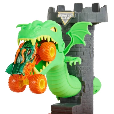 Spin Master Monster Jam Souboj s drakem herní set dráha s autíčkem