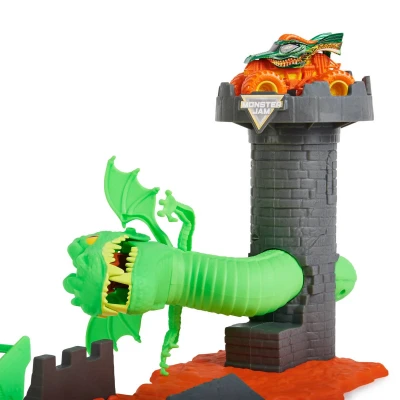 Spin Master Monster Jam Souboj s drakem herní set dráha s autíčkem