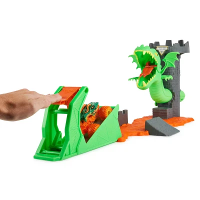 Spin Master Monster Jam Souboj s drakem herní set dráha s autíčkem