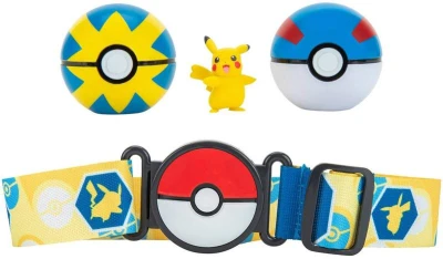 Spin Master ORBICO Clip and Go Poké Ball Belt set opasok so 2 loptičkami a postavičkou Pokémon