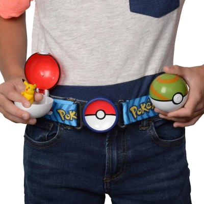 Spin Master ORBICO Clip and Go Poké Ball Belt set opasok so 2 loptičkami a postavičkou Pokémon