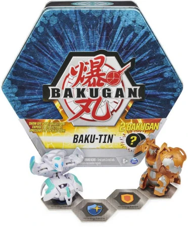 Spin Master Plechový box s exkluzívnym Bakuganom s3 s doplnkami 2 druhy
