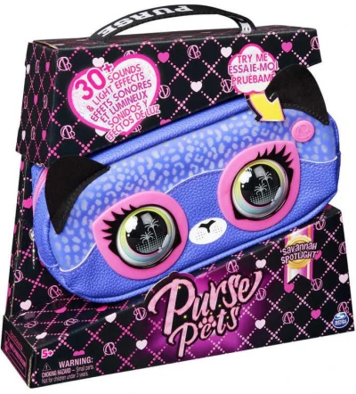 Spin Master Purse Pets interaktivní ledvinka Gepard na baterie Světlo Zvuk