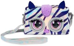 Spin Master Purse Pets interaktivní metalická kabelka Zebra mrká na baterie Zvuk