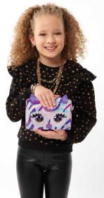 Spin Master Purse Pets interaktivní metalická kabelka Zebra mrká na baterie Zvuk