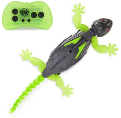 Spin Master RC Gekon Hex Bots lezoucí po stěnách na baterie Světlo USB