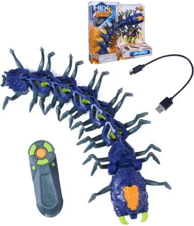 Spin Master RC Stonožka vystřelující Hex Bots na baterie Světlo