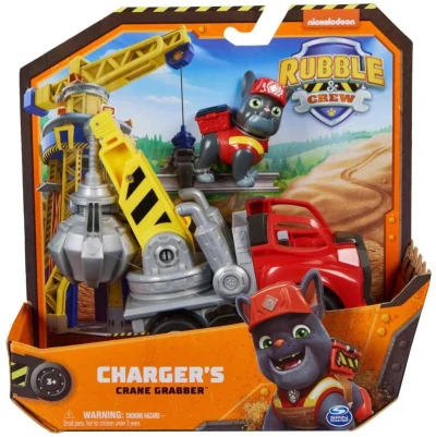 Spin Master Rubble Crew základní vozidlo s figurkou Charger Tlapková Patrola